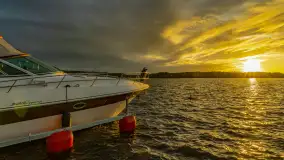 Zachód słońca nad jeziorem Bełdany, Mazurski Raj - zdjęcie 30