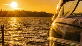 Zachód słońca nad jeziorem Bełdany, Mazurski Raj - zdjęcie 24