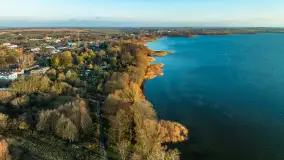 Ekomarina Giżycko i Niegocin przed zachodem słońca, listopad 2023 r. - zdjęcie 2