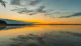 Wschód słońca nad jeziorem Dobskim, listopad 2023 r. - zdjęcie 53