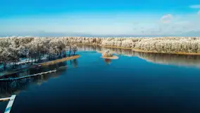 Zimowa wersja Mazur w okolicach Łabędziego Ostrowia i jeziora Kisajno - zdjęcie 11