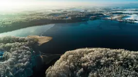 Zimowa wersja Mazur w okolicach Łabędziego Ostrowia i jeziora Kisajno - zdjęcie 66