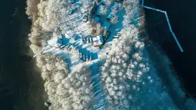 Zimowa wersja Mazur w okolicach Łabędziego Ostrowia i jeziora Kisajno - zdjęcie 65