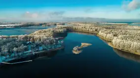 Zimowa wersja Mazur w okolicach Łabędziego Ostrowia i jeziora Kisajno - zdjęcie 69