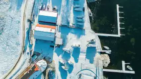 Zimowe Mazury nad jeziorem Święcajty w Ogonkach, listopad 2023 r. - zdjęcie 44