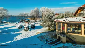 Zimowe Mazury nad jeziorem Święcajty w Ogonkach, listopad 2023 r. - zdjęcie 36