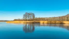 Most Sztynorcki, jeziora Dargin i Kirsajty w zimowej odsłonie, listopad 2023 r. - zdjęcie 10