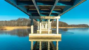 Most Sztynorcki, jeziora Dargin i Kirsajty w zimowej odsłonie, listopad 2023 r. - zdjęcie 23