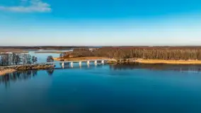 Most Sztynorcki, jeziora Dargin i Kirsajty w zimowej odsłonie, listopad 2023 r. - zdjęcie 24