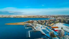 Jeszcze raz zima z drona nad Kisajnem i Święcajtami, listopad 2023 r. - zdjęcie 15