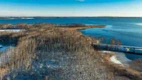 Zimowe Mazury z drona na różnych ujęciach - zdjęcie 22