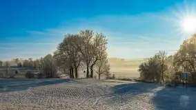 Zimowy poranek w okolicach Wopławek k/Kętrzyna - zdjęcie 14