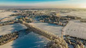 Zimowy poranek w okolicach Wopławek k/Kętrzyna - zdjęcie 40