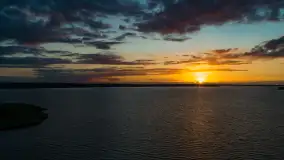 Zapomniany zachód słońca w Pierkunowie z drona, lipiec 2020 r. - zdjęcie 4