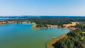 Zdjęcia Mazur z lotu ptaka na różnych ujęciach, sezon 2022 r. - zdjęcie 2