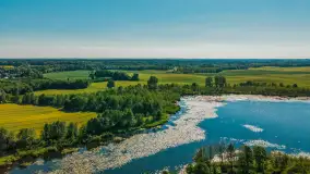 Mix zdjęć Mazur z lotu ptaka, sezon 2023 r. - zdjęcie 23