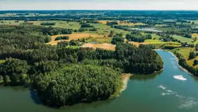 Mix zdjęć Mazur z lotu ptaka, sezon 2023 r. - zdjęcie 12