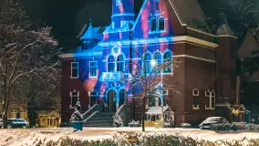 Zimowy Kętrzyn w nocy, styczeń 2024 r. - zdjęcie 27