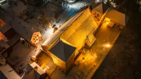 Zimowy Kętrzyn w nocy, styczeń 2024 r. - zdjęcie 6