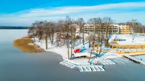 Zimowa wersja Kisajna, porty w zatoce Tracz, styczeń 2024 r. - zdjęcie 36