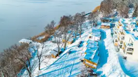 Zimowa wersja Kisajna, porty w zatoce Tracz, styczeń 2024 r. - zdjęcie 20