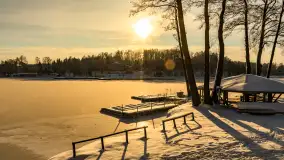 Stranda w mrozie i śniegu, styczeń 2024 r. - zdjęcie 13