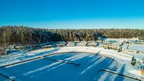 Różne miejsca na Mazurach na zimowych zdjęciach z drona, styczeń 2024 r. - zdjęcie 4