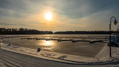 Jak zimuje port w Sztynorcie? Zobaczcie zimową wersję ze stycznia 2024 r.