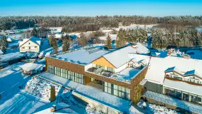 Bełdany, Piaski i Mazurski Raj z lotu ptaka, styczeń 2024 r. - zdjęcie 28