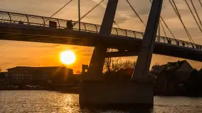 Zachód słońca w Mikołajkach, luty 2024 r. - zdjęcie 22