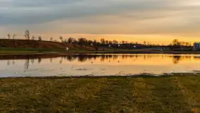 Zachód i rozlewiska przy Karolewie, luty 2024 r. - zdjęcie 22