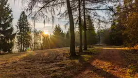 Wschód słońca nad jeziorem Wydmińskim, luty 2024 r. - zdjęcie 7