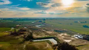 Przedwiośnie i mazurskie rozlewiska na polach i łąkach, luty 2024 r. - zdjęcie 4