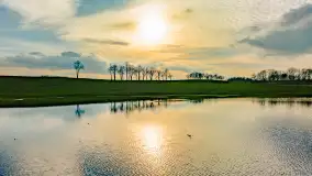 Przedwiośnie i mazurskie rozlewiska na polach i łąkach, luty 2024 r. - zdjęcie 15