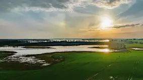 Przedwiośnie i mazurskie rozlewiska na polach i łąkach, luty 2024 r. - zdjęcie 16