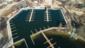 Nowy port nad jeziorem Święcajty w Koloni Rybackiej - zdjęcie 4