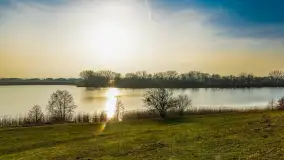 Przed zachodem słońca nad jeziorem Grajewko, luty 2024 r. - zdjęcie 40