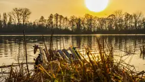 Przed zachodem słońca nad jeziorem Grajewko, luty 2024 r. - zdjęcie 14