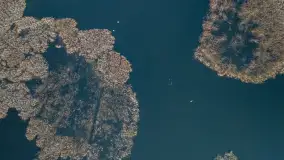 Zachód słońca nad stawami w Martianach, marzec 2024 r. - zdjęcie 18