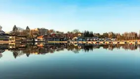 Porty w Wilkasach i jezioro Niegocin pod koniec lutego, 2024 r. - zdjęcie 2