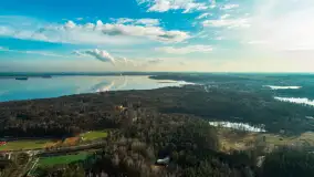 Mix ujęć z drona, zima i przedwiosnie, 2024 r. - zdjęcie 15