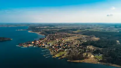 Mix ujęć z drona, zima i przedwiosnie, cz. II