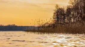 Wschód słońca nad jeziorem Kisajno, port AWF - zdjęcie 24