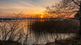 Zachód słońca nad jeziorem Tajty, marzec 2024 r. - zdjęcie 20