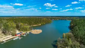 Ruciane-Nida, jezioro Nidzkie i OW Wodnik, wiosennie z drona - zdjęcie 38