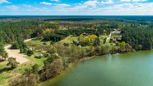 Ruciane-Nida, jezioro Nidzkie i OW Wodnik, wiosennie z drona - zdjęcie 11