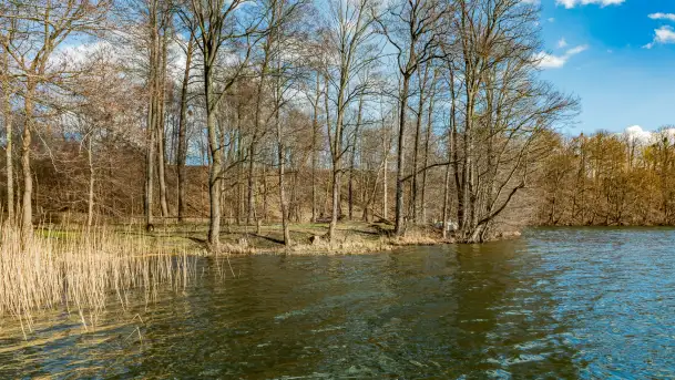 Jezioro Ublik Wielki i połączenie z Ublikiem Małym, marzec 2024 r. - zdjęcie 3