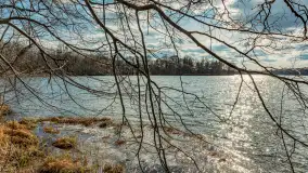 Jezioro Ublik Wielki i połączenie z Ublikiem Małym, marzec 2024 r. - zdjęcie 5