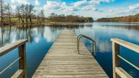 Wiosenny spacer nad jeziorem Wydmińskim, marzec 2024 r. - zdjęcie 12