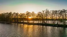 Zachód słońca nad jeziorem Salęt, kwiecień 2024 r. - zdjęcie 37